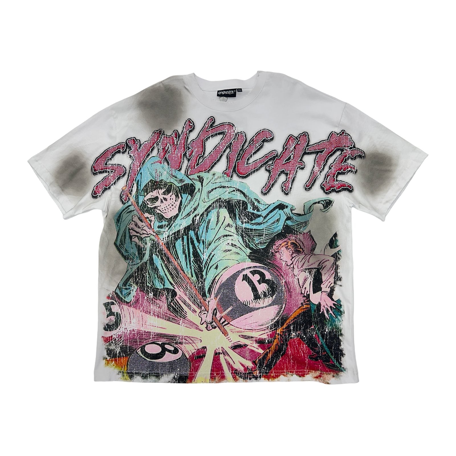 syndicate 13 white os sst tee