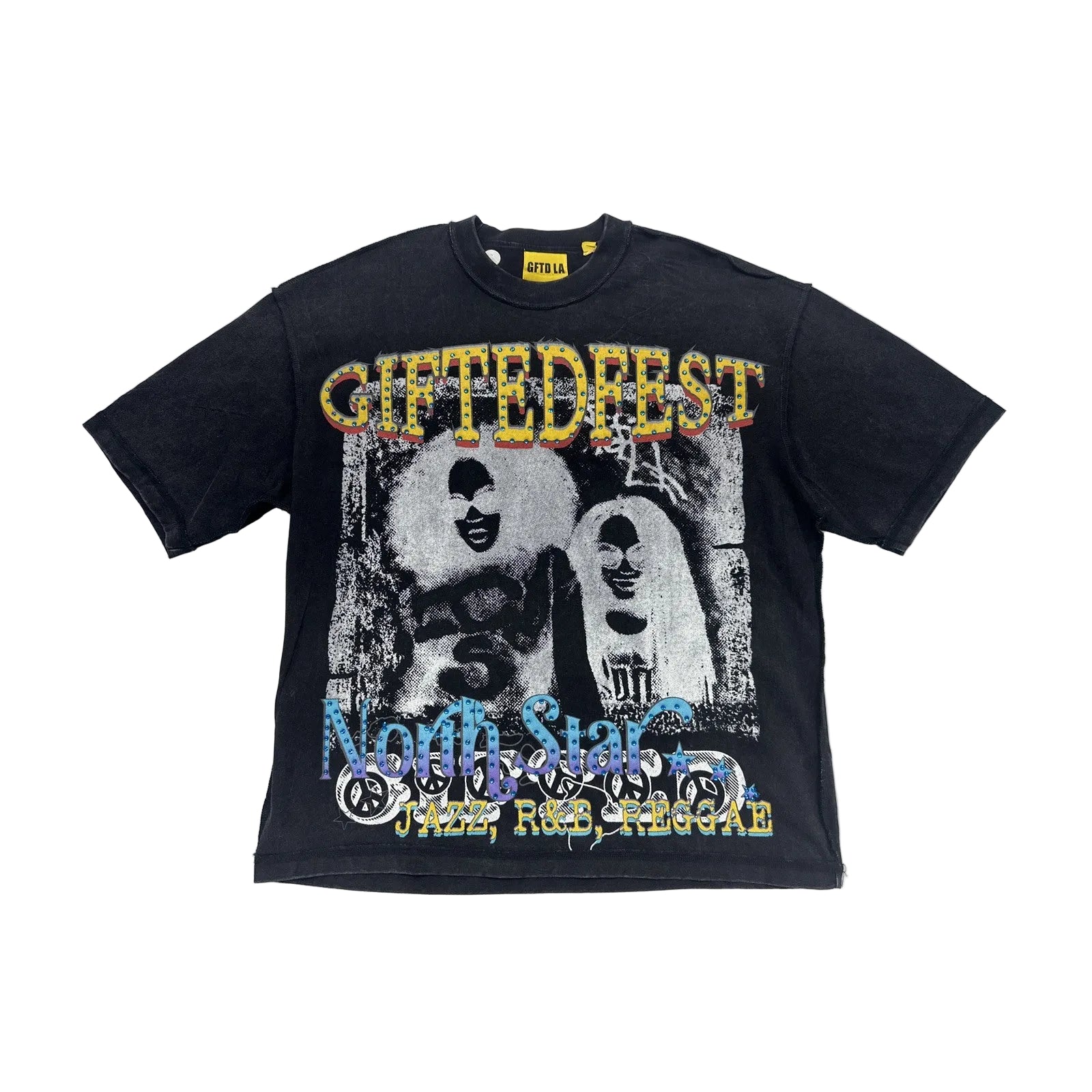 gftd la giftedfest tour tee black