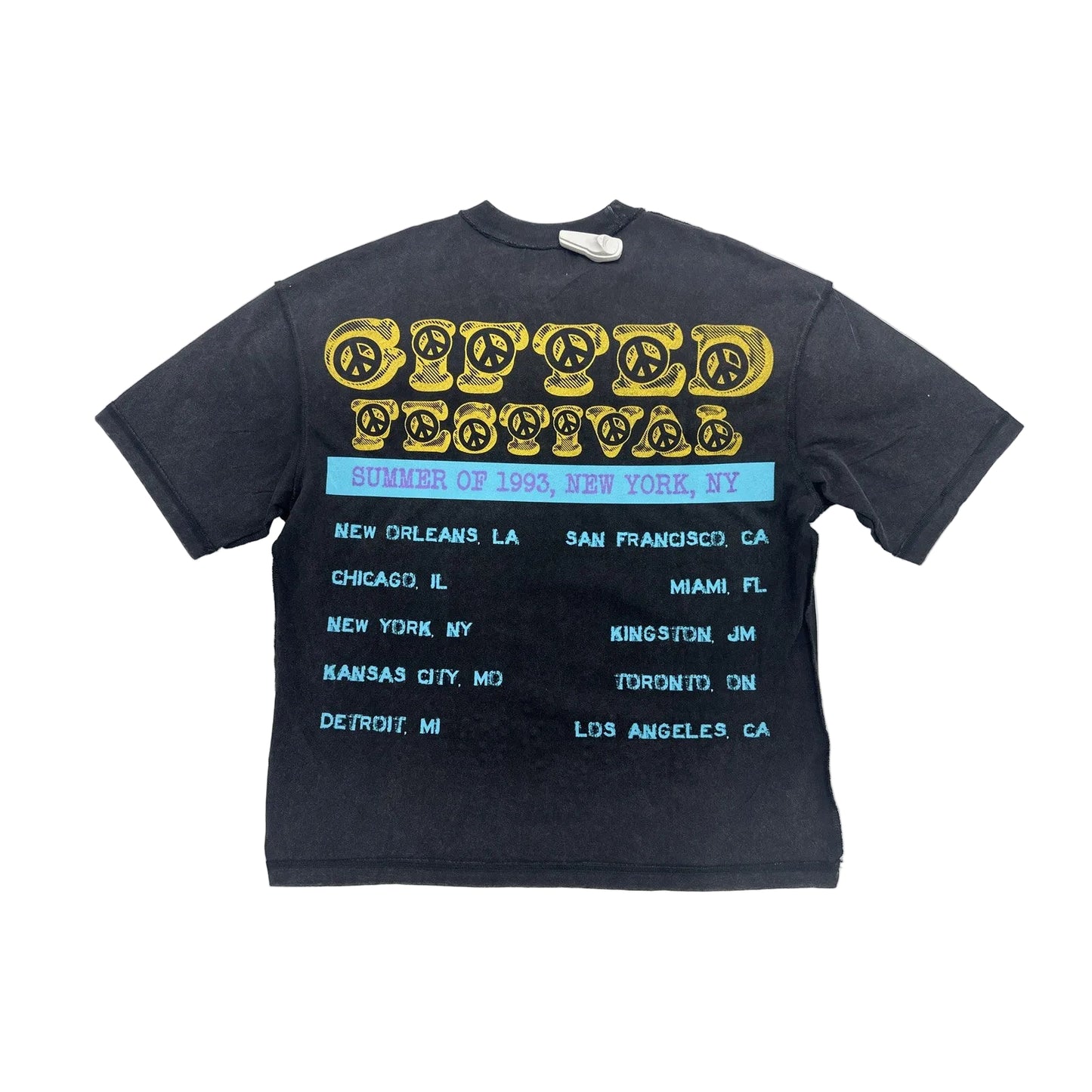 gftd la giftedfest tour tee black