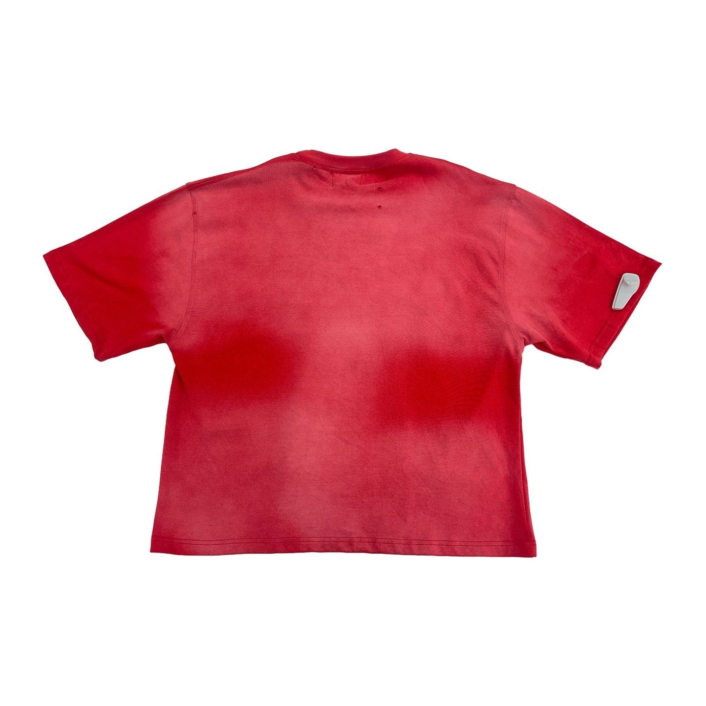 ALL HUMAN "Yellow Smiley" Tee — Red