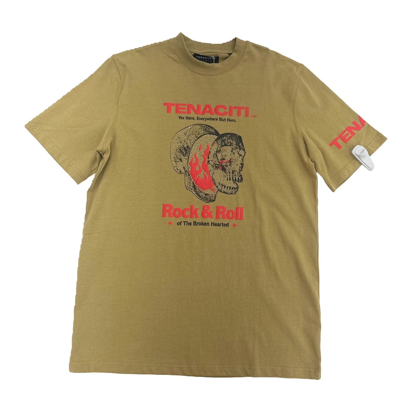Tenaciti Studios "Rock & Roll" Tee - Khaki