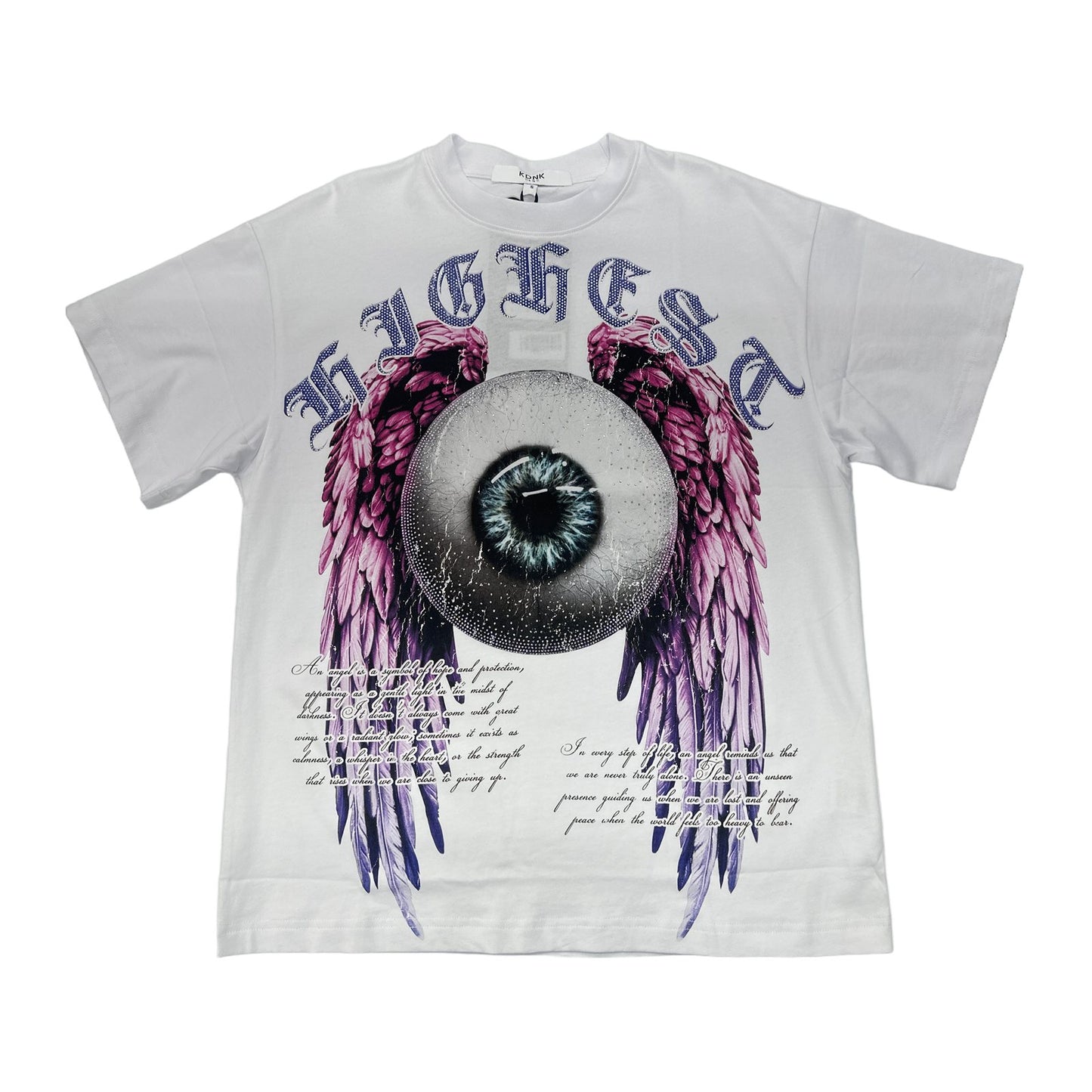 kdnk knt118 tee white