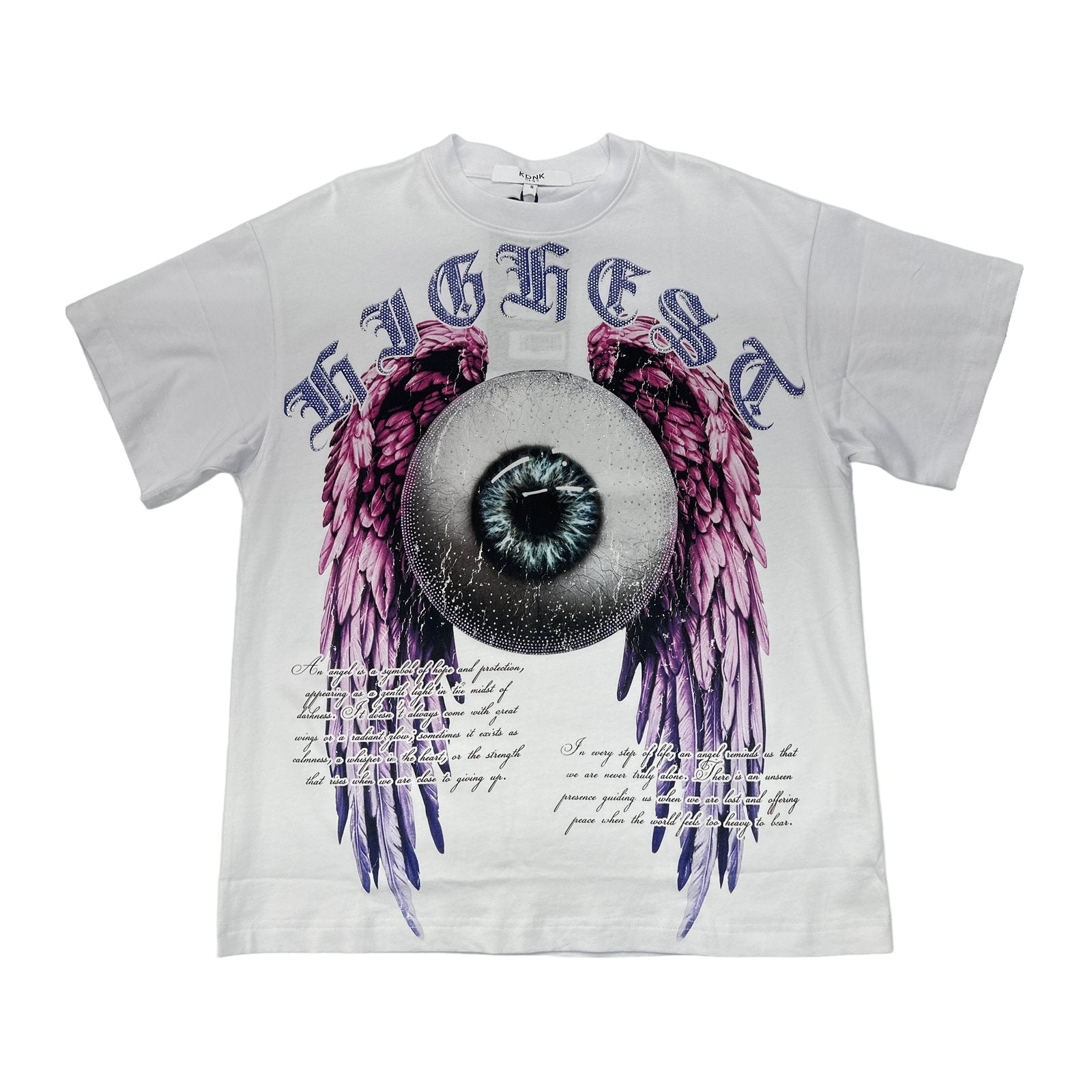 kdnk knt118 tee white