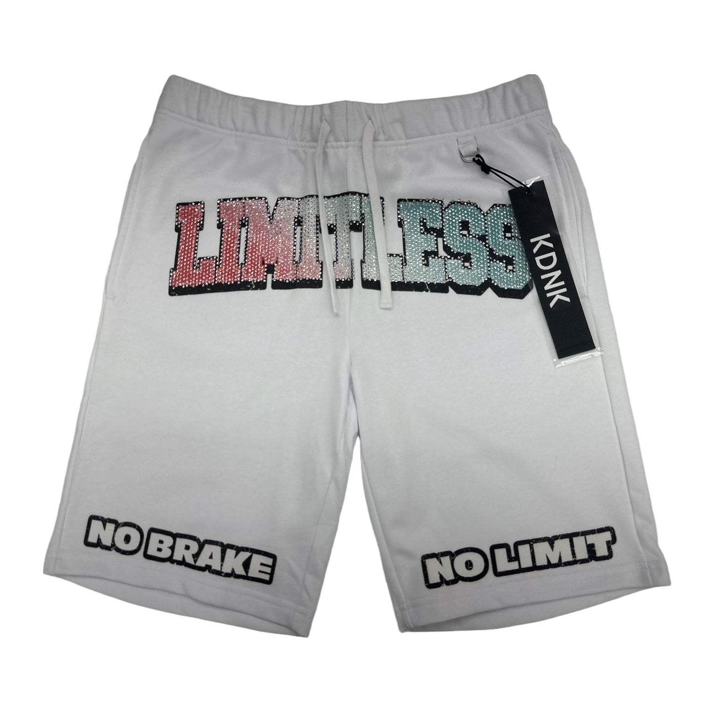 kdnk limitless shorts white
