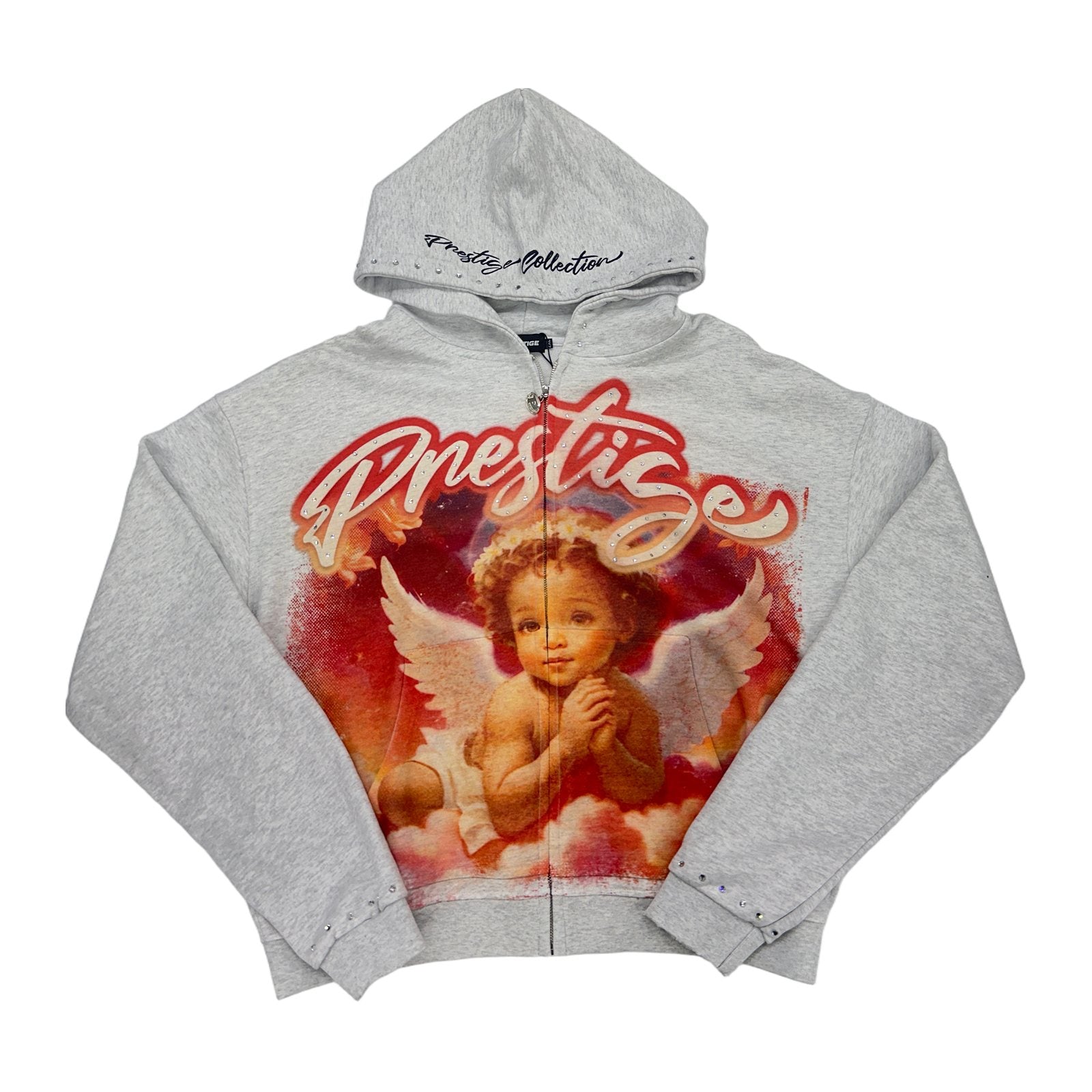 prestige angel baby grey hoodie