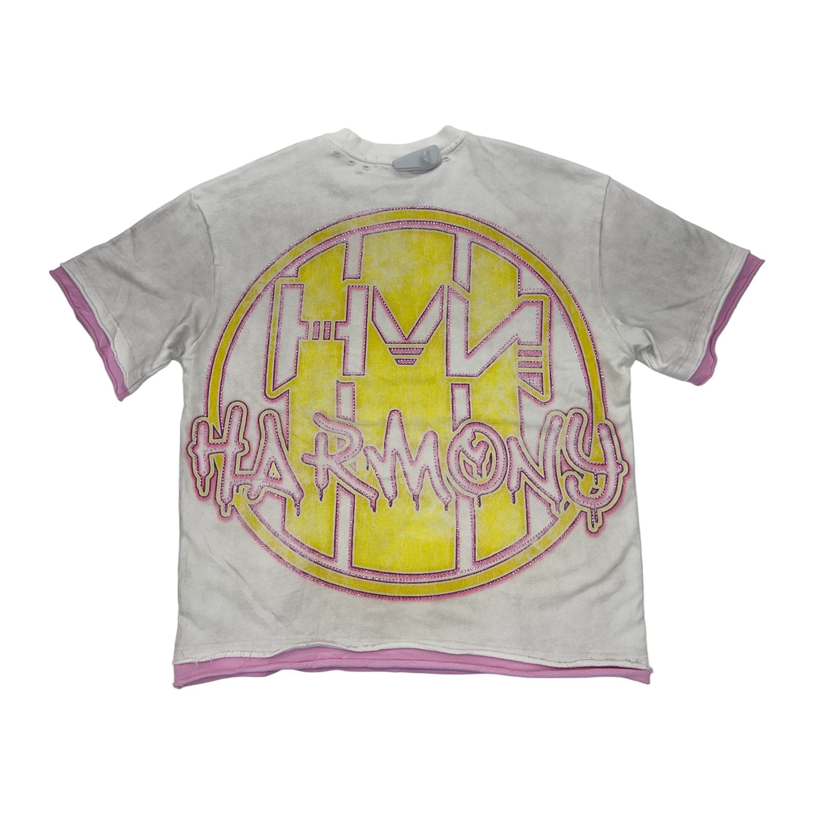harmony hmn pink guitar tee