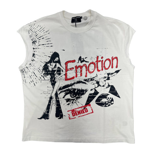 mixed emotion emotion denied white cut off