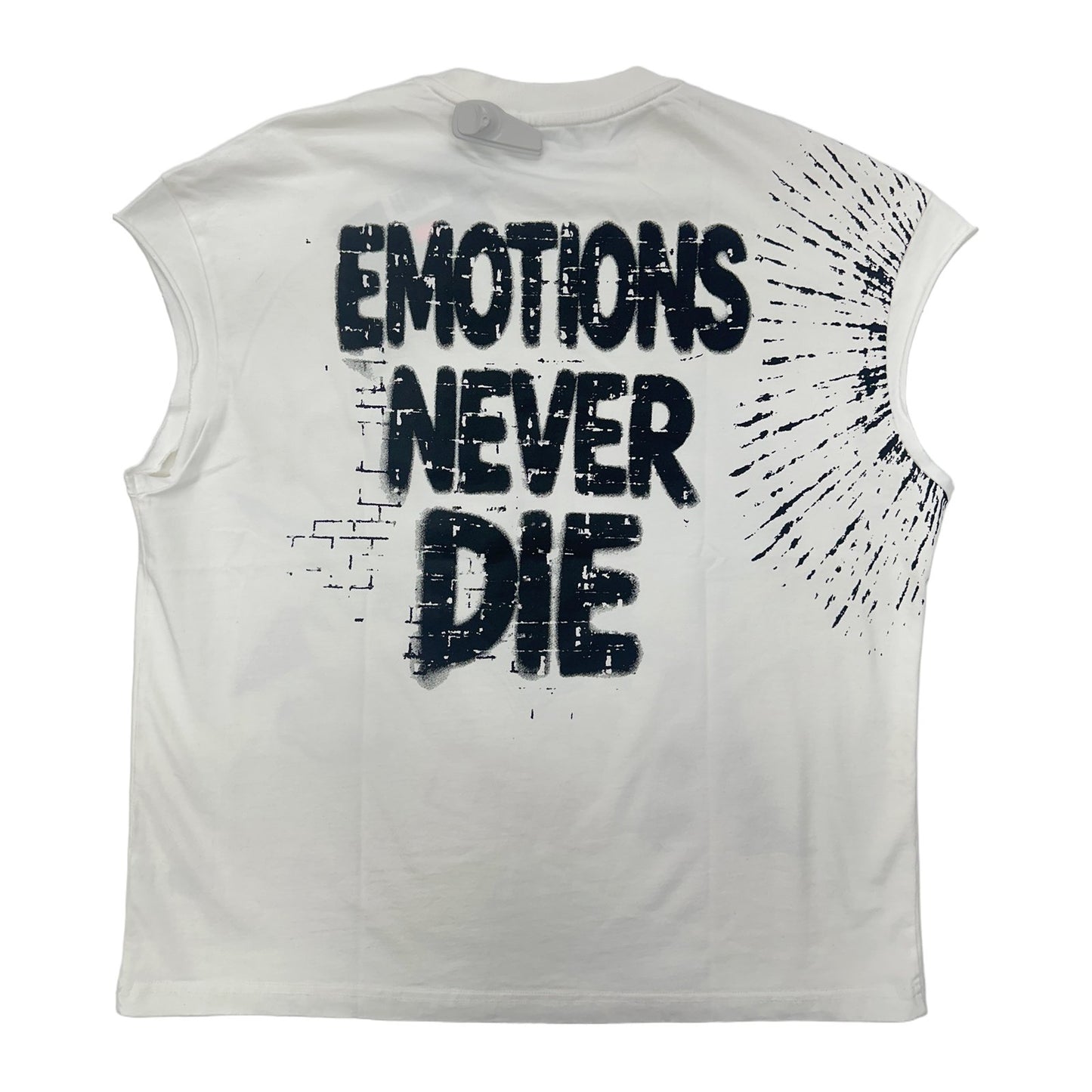 mixed emotion emotion denied white cut off