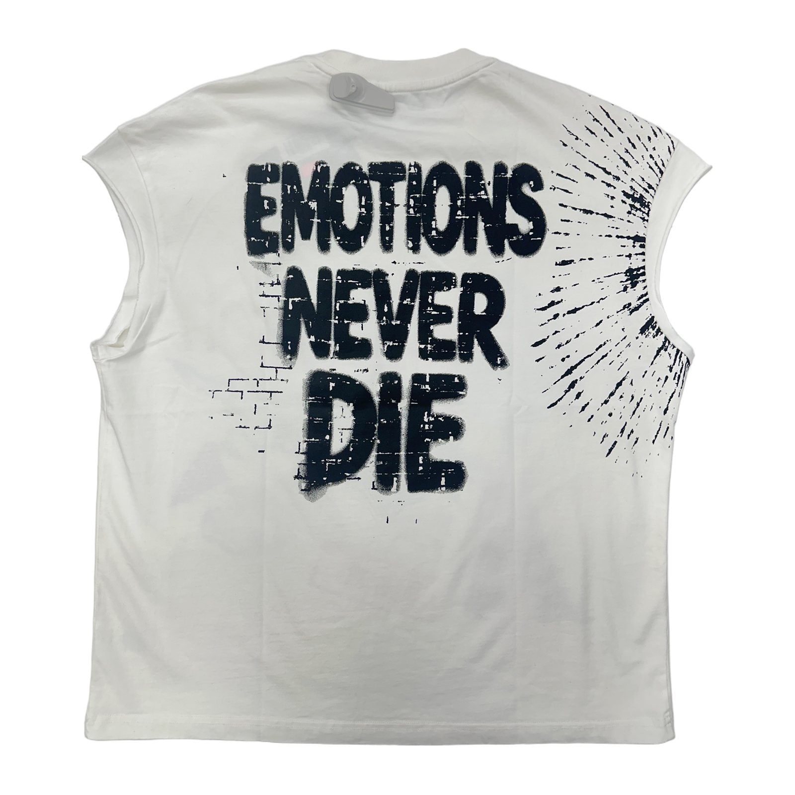 mixed emotion emotion denied white cut off