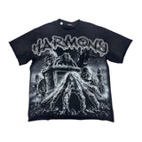Harmony Skull Hand Tee — Black