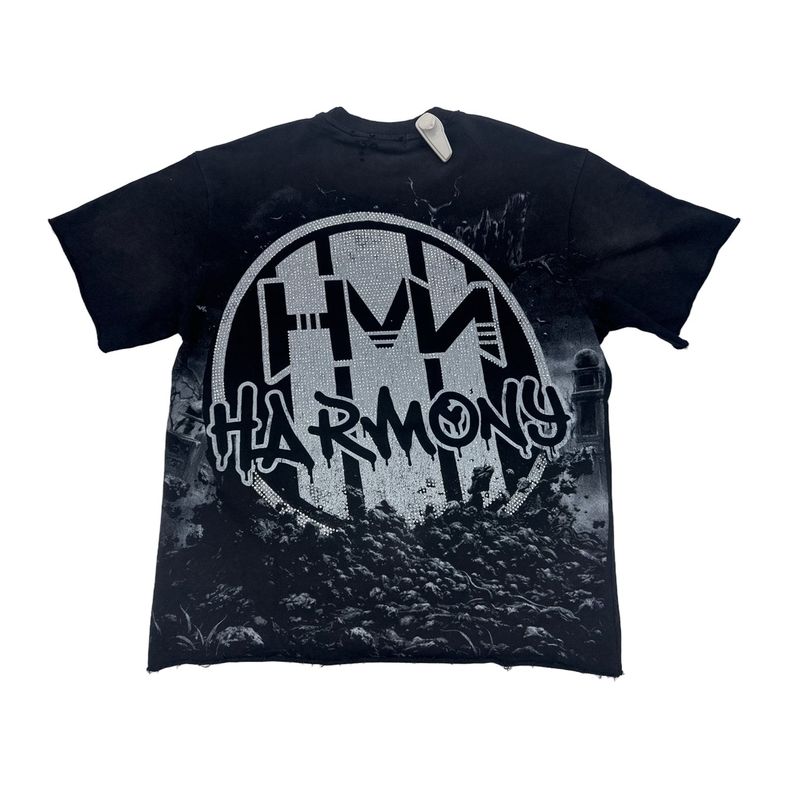 harmony skull hand tee black