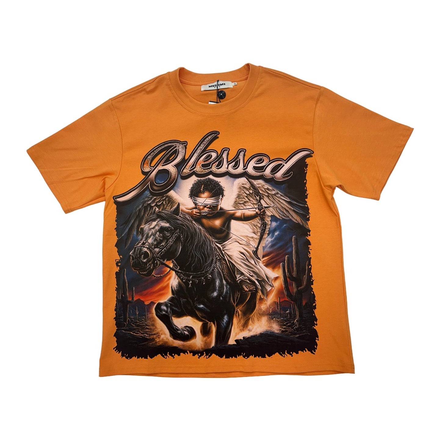 mnd gmz dna angel bow tee orange
