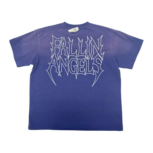 shattered hearts baby angel tee purple