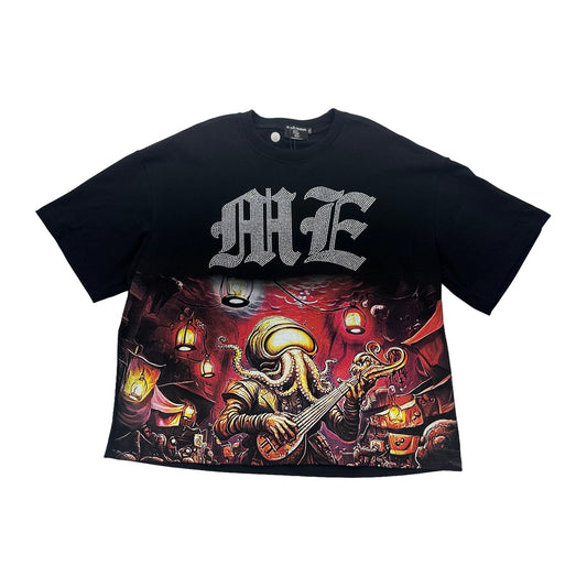 mixed emotion mf squid guitar tee black