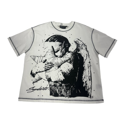syndicate pain tee white