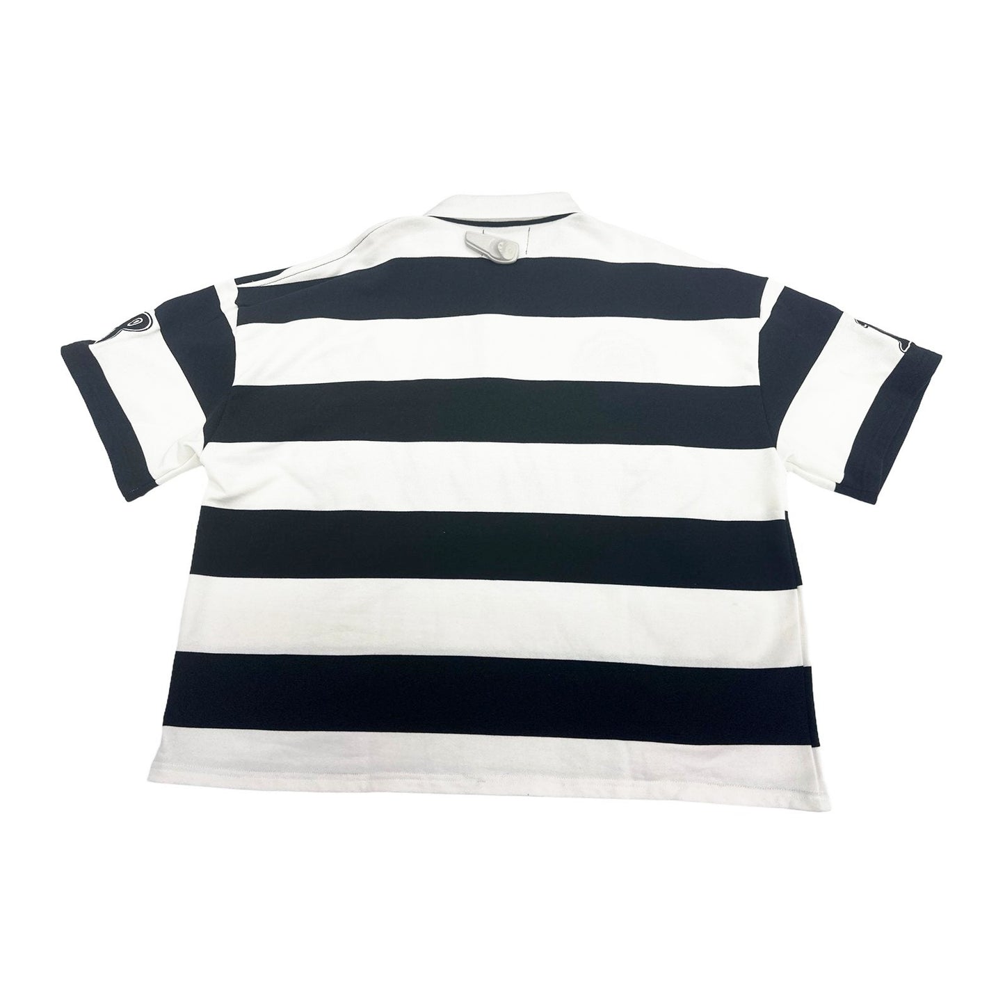 SUME 1978 Rugby Polo - Black & White Stripe
