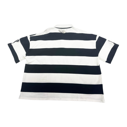 SUME 1978 Rugby Polo - Black & White Stripe
