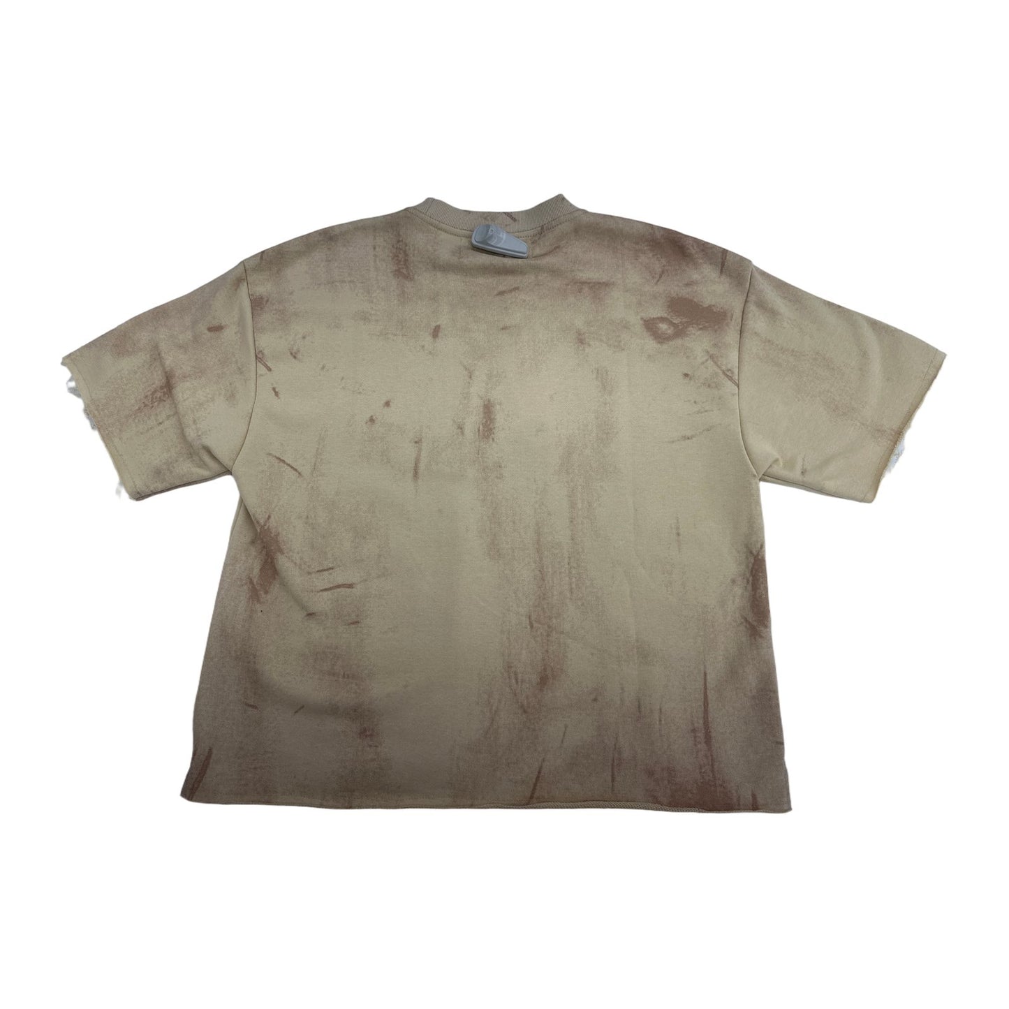 bkys afterglow rhinestone tee beige
