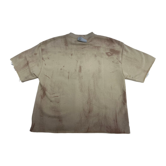 bkys afterglow rhinestone tee beige
