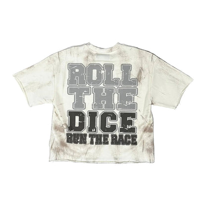 BKYS "Hell Run" Rhinestone Tee - Off White