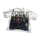BKYS "Hustle" Afterlife Rhinestone Tee - White