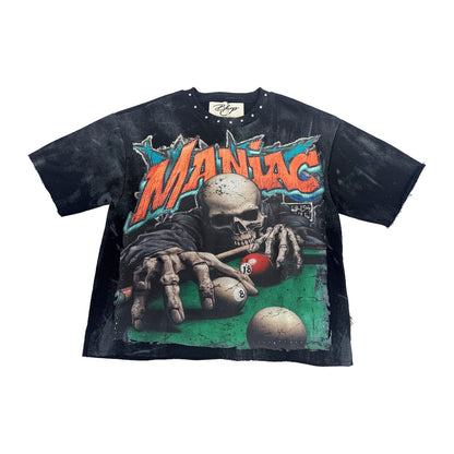 BKYS "Maniac" Rhinestone Tee - Black