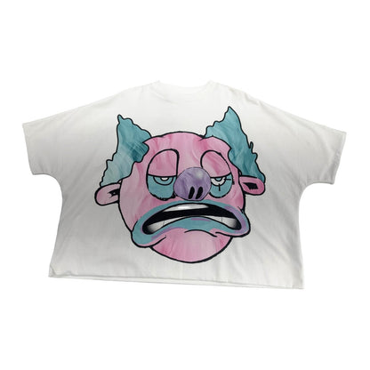 Syndicate "Milky Way" Character Tee — White/Pink