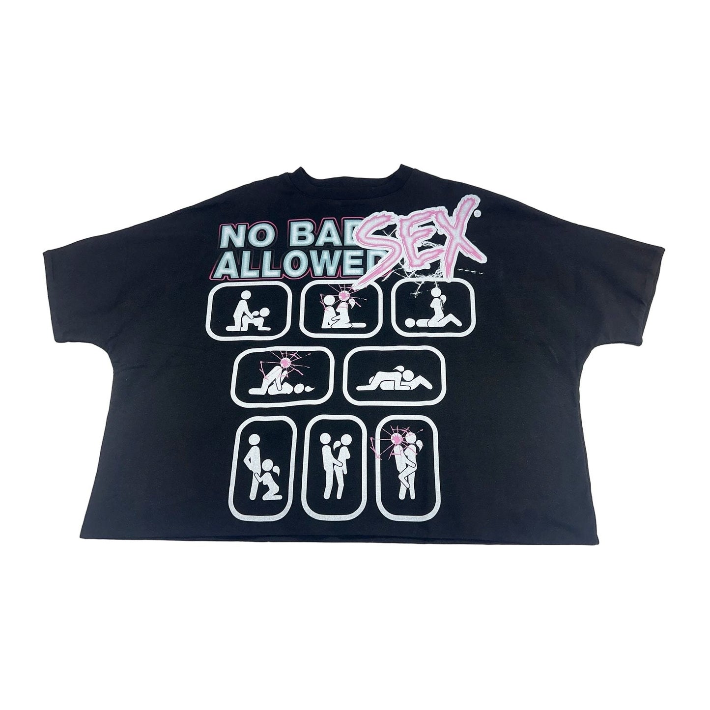 Syndicate "No Bad Sex Allowed" Tee — Black/Pink