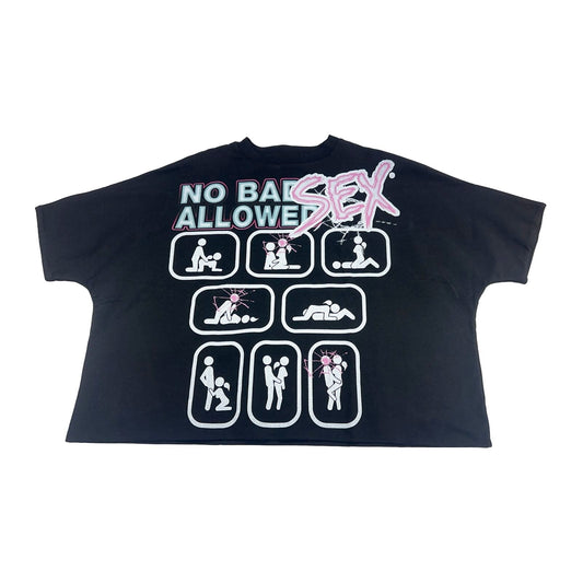 Syndicate "No Bad Sex Allowed" Tee — Black/Pink