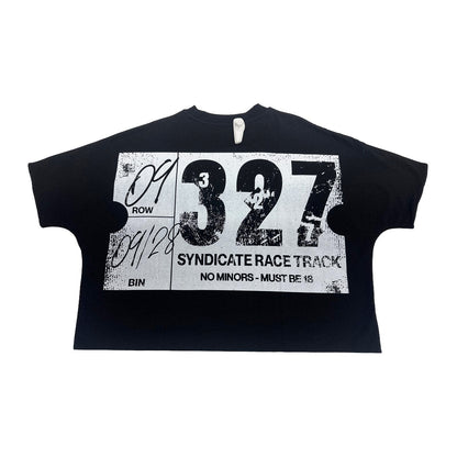 Syndicate "Narcan" Race Track Tee — Black