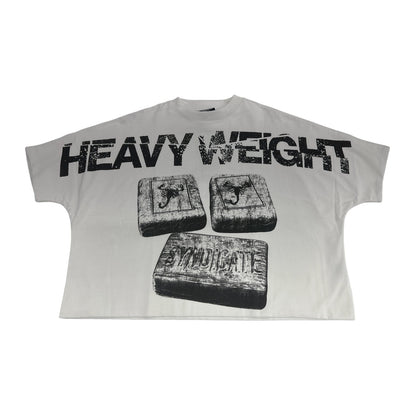 syndicate heavy weight scorpion brick tee white