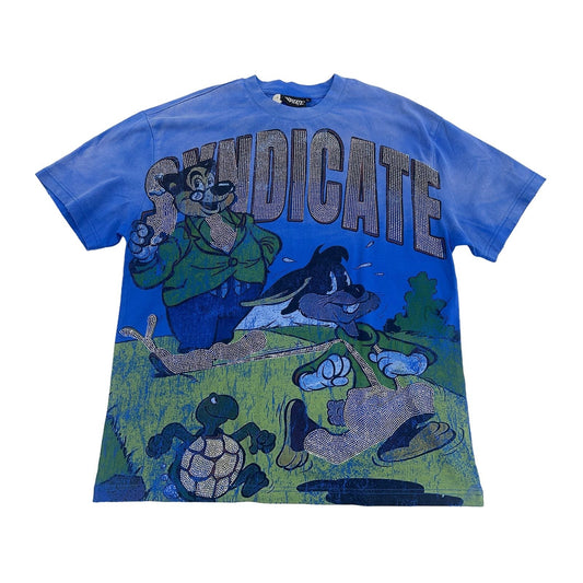 Syndicate "Head Start" Tee - Blue Wash
