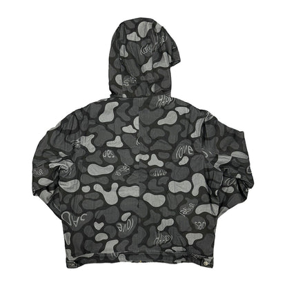 Mixed Emotion "Emotion Camo" Hooded Zip Jacket — Black