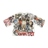 Concept LA "Faith Over Fear" Cropped Tee - White