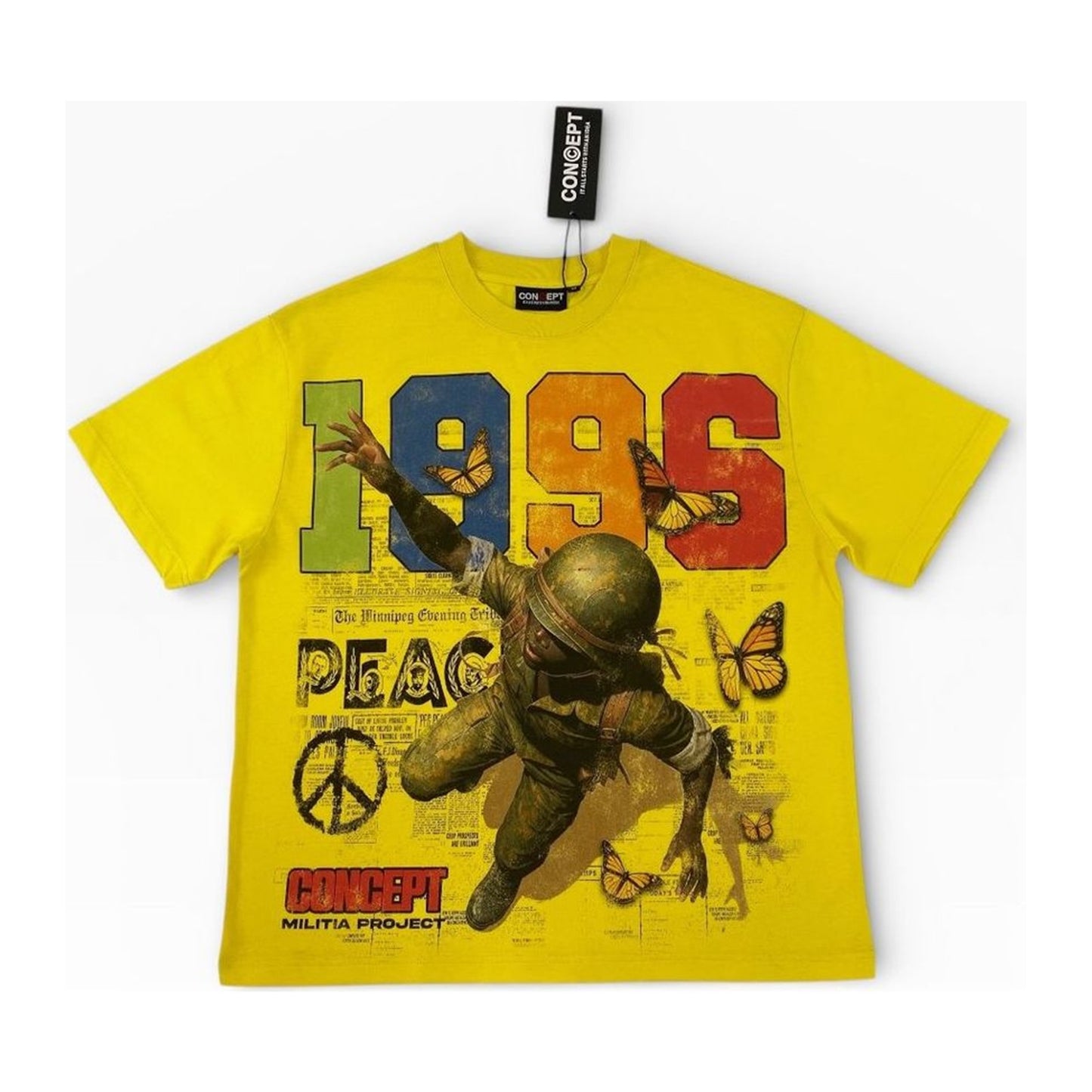 Concept LA "Militia Project 1996" Tee - Yellow