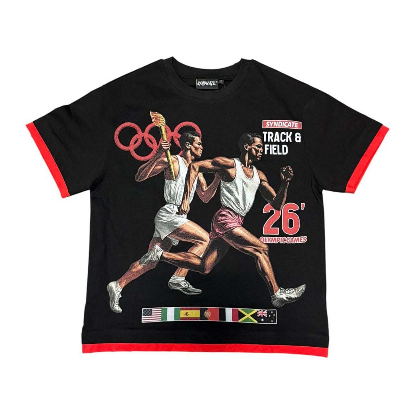 Syndicate "Track & Field '26" Tee — Black