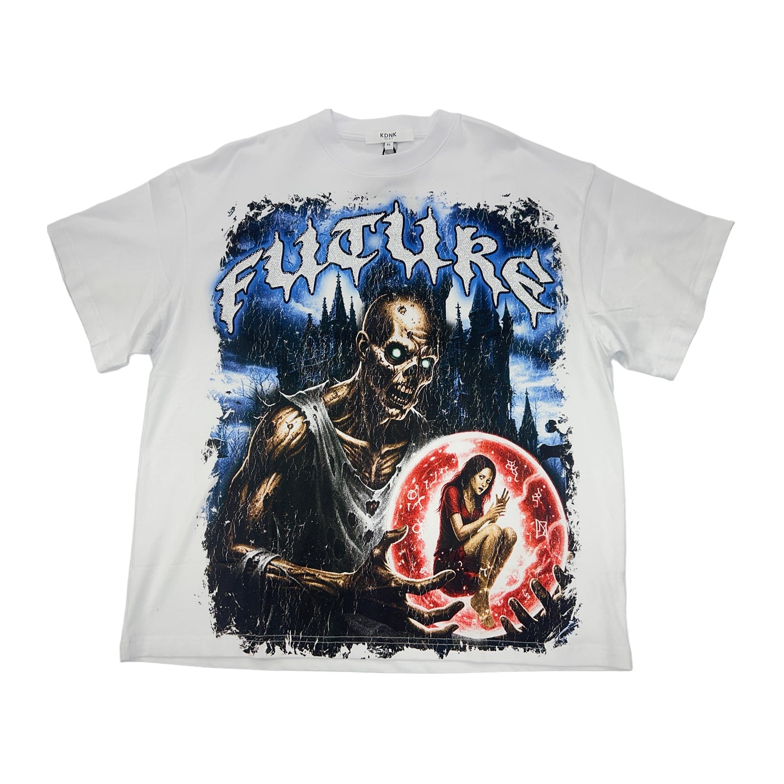 kdnk knt117 tee white