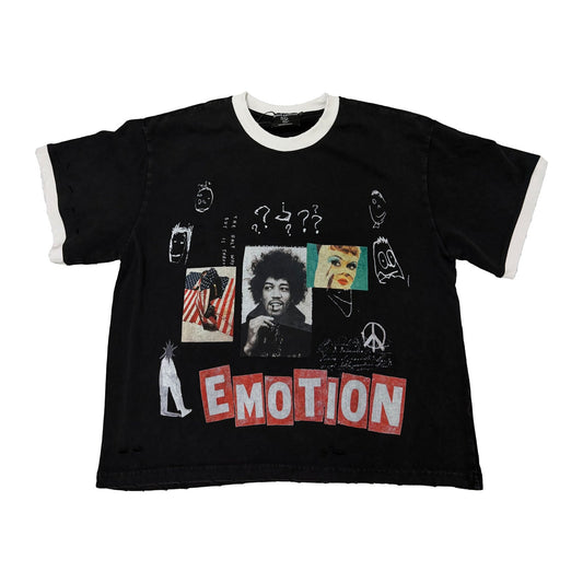 Mixed Emotion "Emotion Lives Forever" Tee — Black Wash