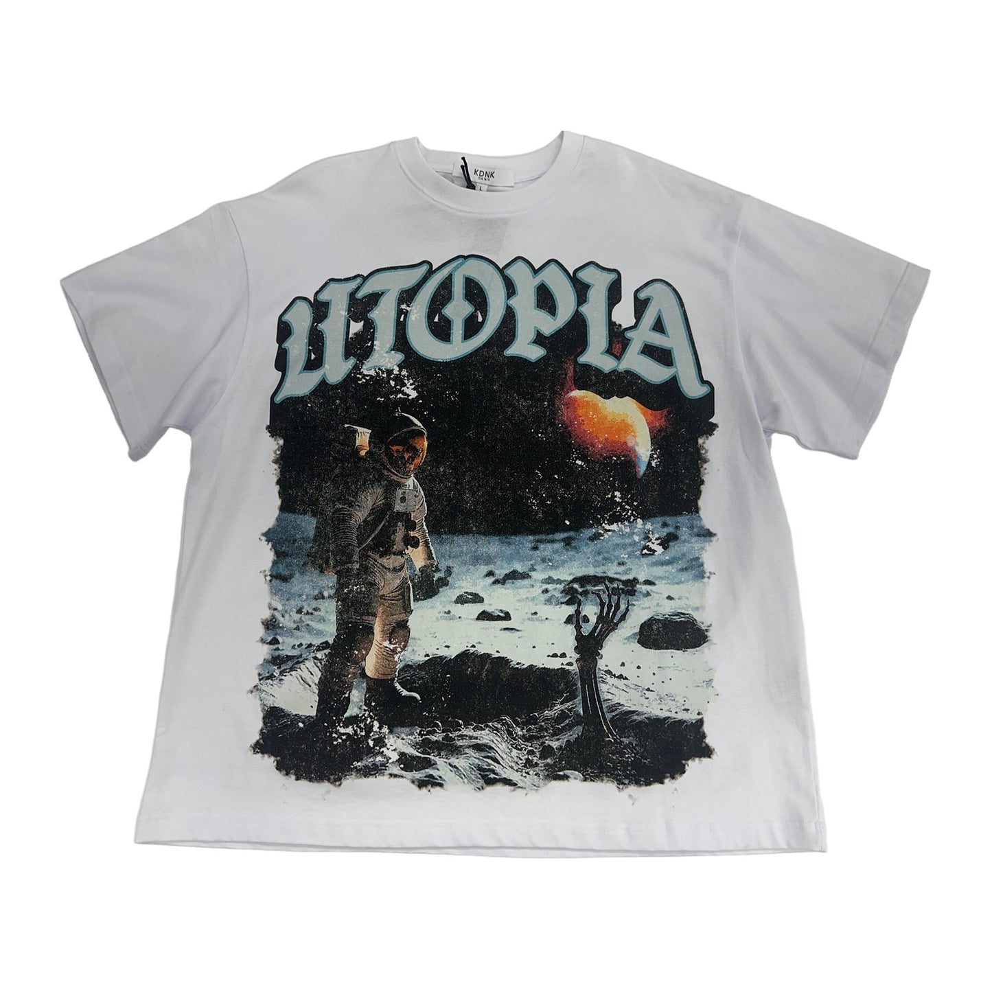 kdnk utopia tee white