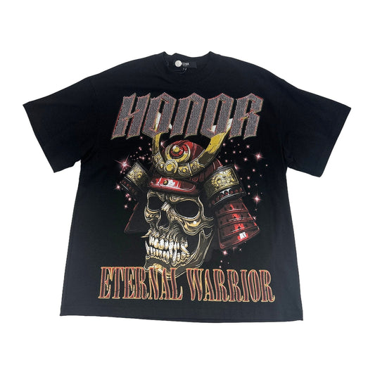 KDNK "Eternal Warrior" Samurai Tee — Black