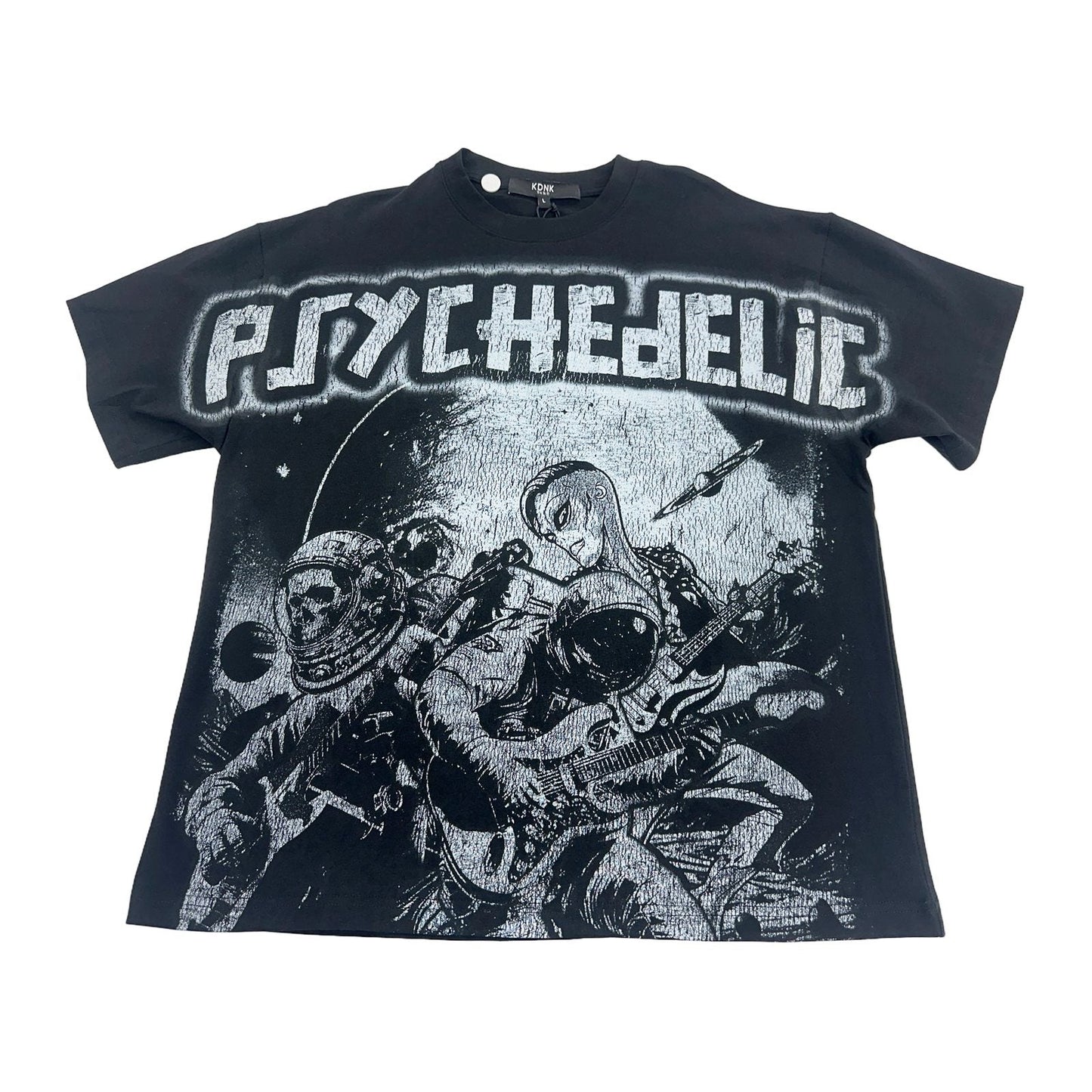KDNK "Psychedelic Tour 2026" Astronaut Tee — Black