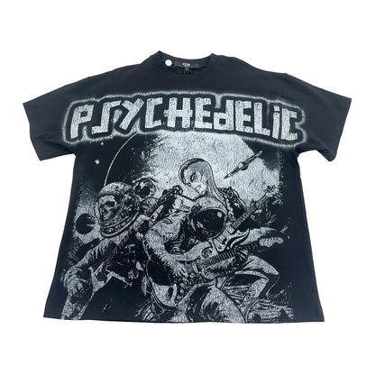 KDNK "Psychedelic Tour 2026" Astronaut Tee — Black