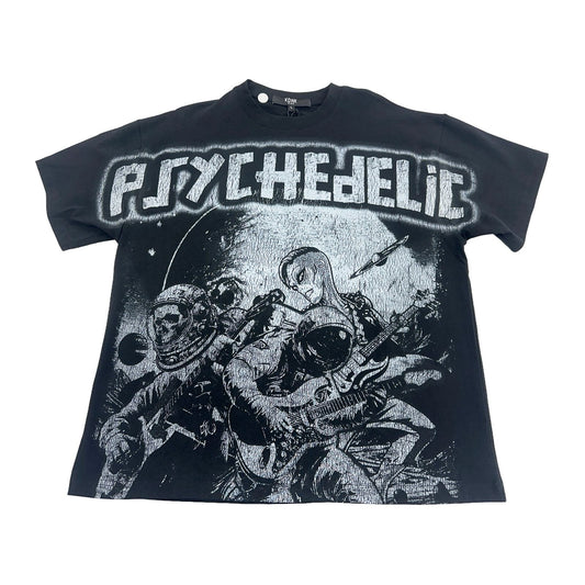 KDNK "Psychedelic Tour 2026" Astronaut Tee — Black