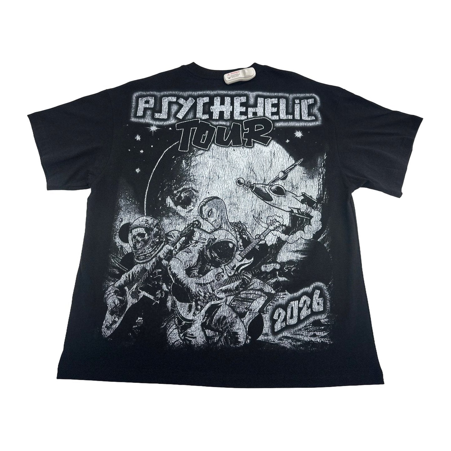 KDNK "Psychedelic Tour 2026" Astronaut Tee — Black