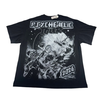KDNK "Psychedelic Tour 2026" Astronaut Tee — Black