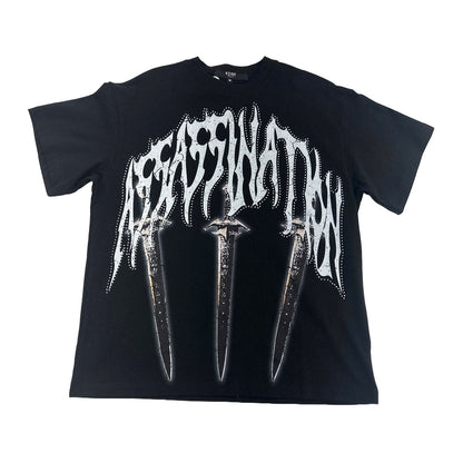 KDNK "Assassination" Dagger Tee — Black