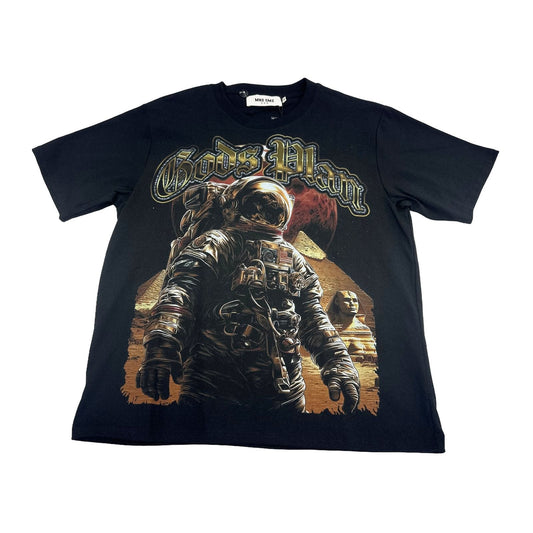 MND GMZ DNA "God's Plan" Astronaut Tee — Black
