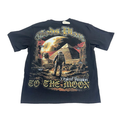 MND GMZ DNA "God's Plan" Astronaut Tee — Black