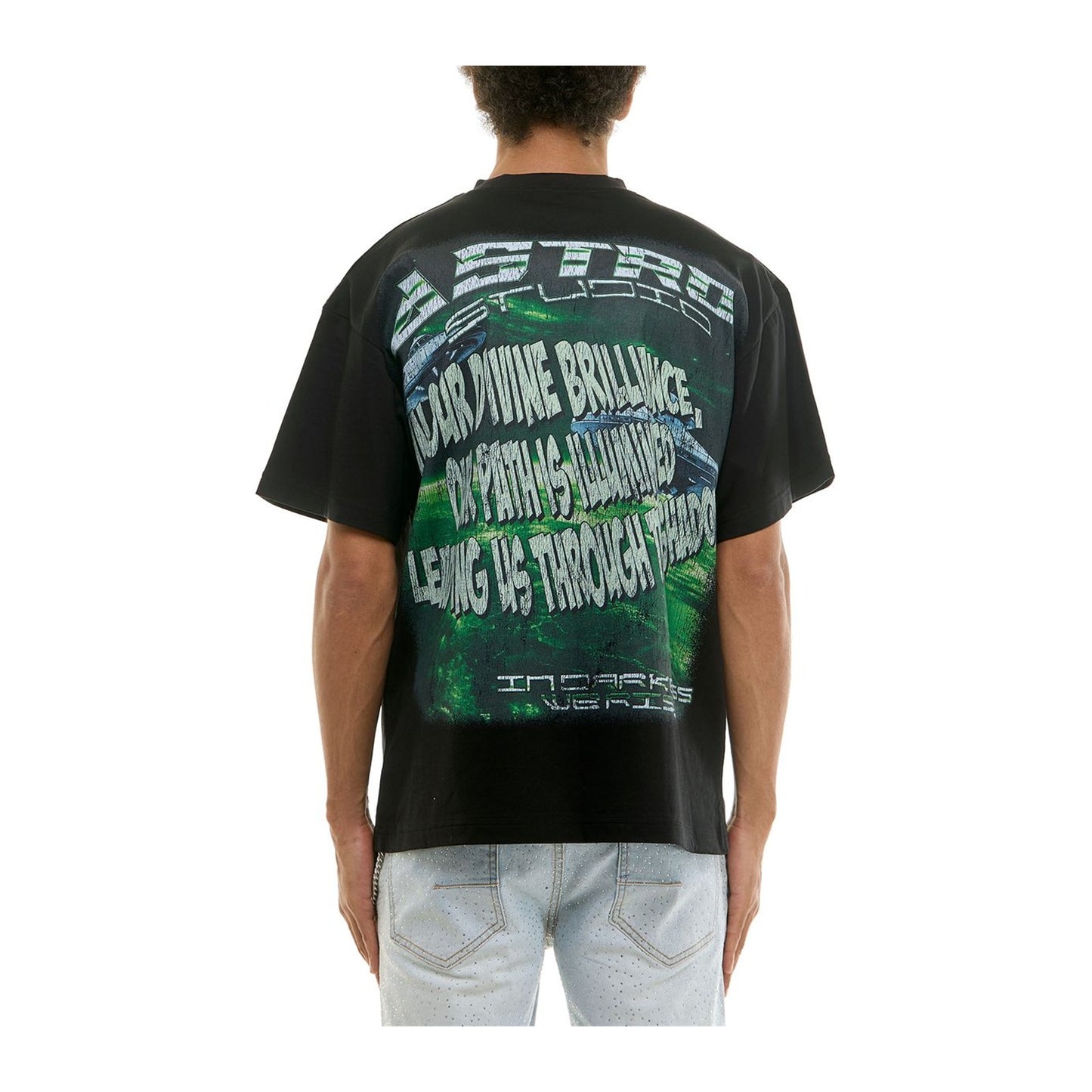 KDNK "Astro" UFO Tee — Black