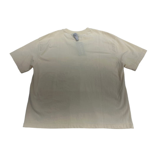 concept flowers distressed tee cream